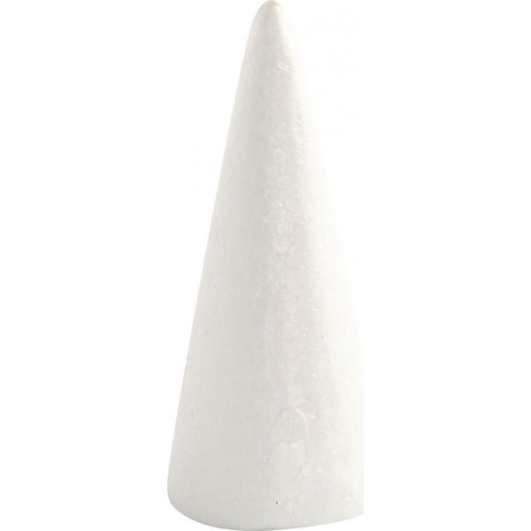 Styroksikartioita - valkoinen - 6 cm - 5 kpl