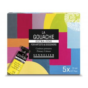 Guassiv�rinen Sennelier X-Fine Set 5x21ml