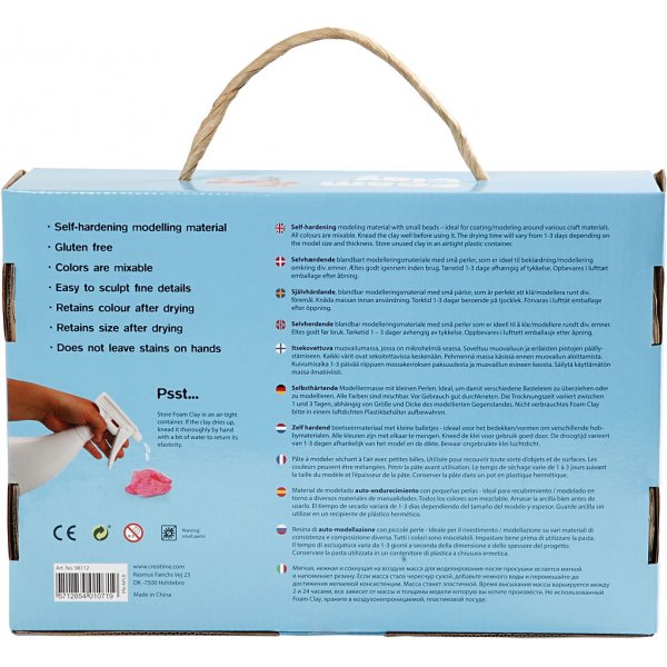 Foam Clay® -lahjarasia - sekavärejä Foam Clay® -lahjarasia - sekavärejä