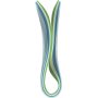 Quilling-nauhat - sininen - vihre - limenvihre - turkoosi - 100 kpl