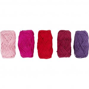 Puuvillalankaa 8/4 Violetti/Pink Harmony 5�50 m 5�20 g