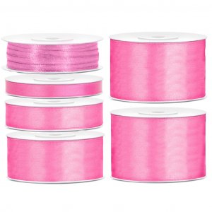 Satiininauha - 25 m - Pinkki