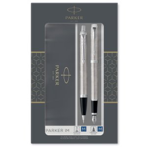 Parker Duo Set IM kuulakärkikynä - ruostumaton teräs kromikoristelu - keskikokoinen Parker Duo Set IM kuulakärkikynä - ruostumaton teräs kromikoristelu - keskikokoinen