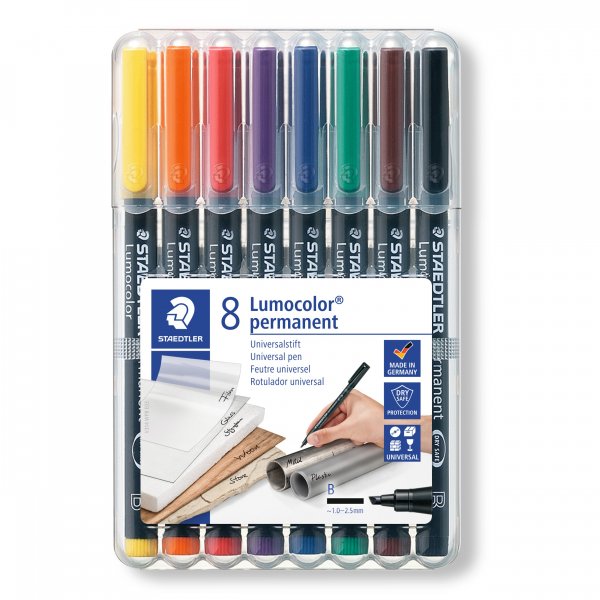 OH Pen Lumocolor Permanent 1-2,5 mm - 8 kyn