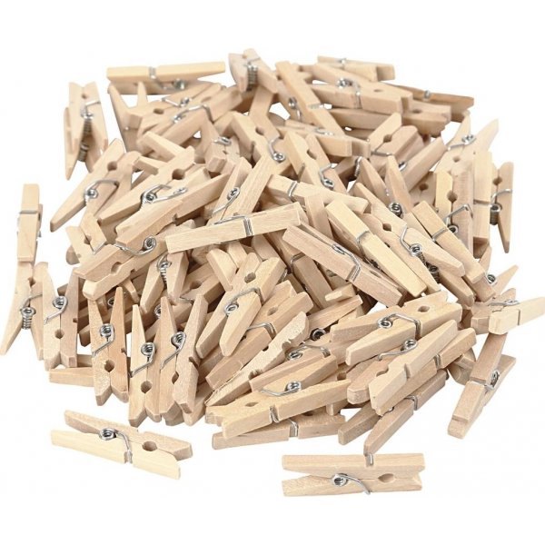 Pyykkipojat - 30 x 3 mm - 100 kpl