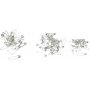Hakaneulat - hopea - 600 kpl