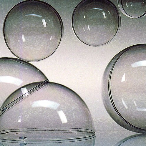 Muovipallo - kristallinkirkas erotettava (PS)