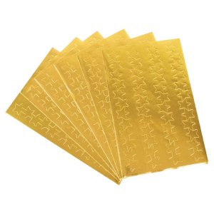 Kultaiset tähdet 288 kpl 13 mm Kultaiset tähdet 288 kpl 13 mm