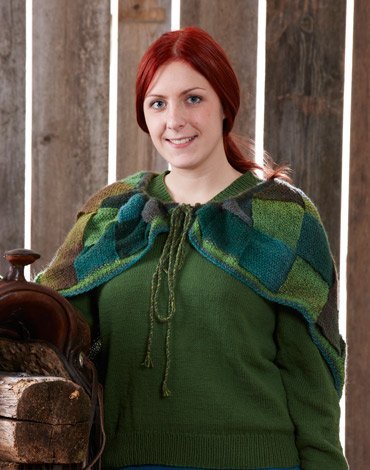 Neulekuvio - Sammalneulottu punottu huivi