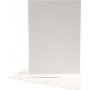 Postikortti kirjekuorella - luonnonvalkoinen - 12,5 x 17,5 cm - 10 kpl