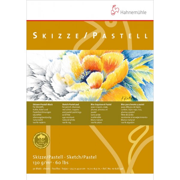 Sketch pad Hahnemhle Sketch Pastelli 130g
