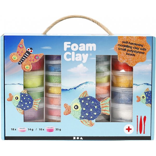 Foam Clay® -lahjarasia - sekavärejä Foam Clay® -lahjarasia - sekavärejä