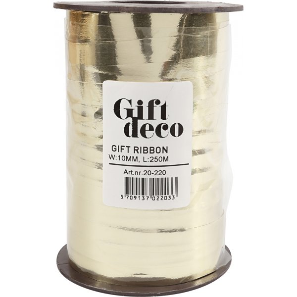 Lahjanauha - metallikulta - kiiltv - 250 m