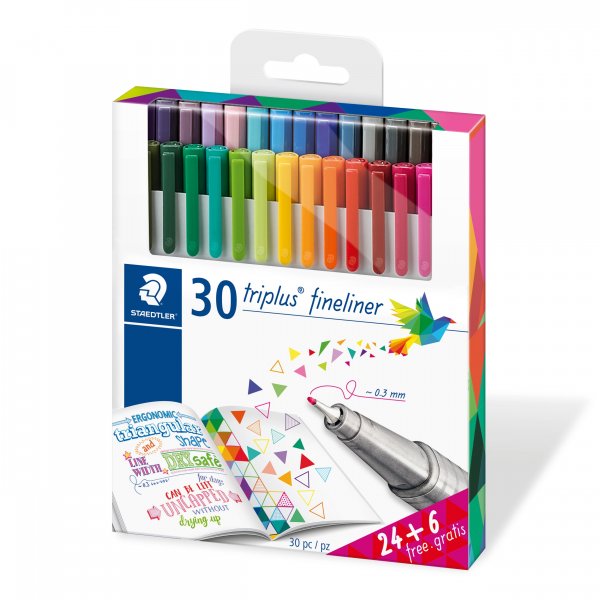 Fineliners Triplus - 30 kyn
