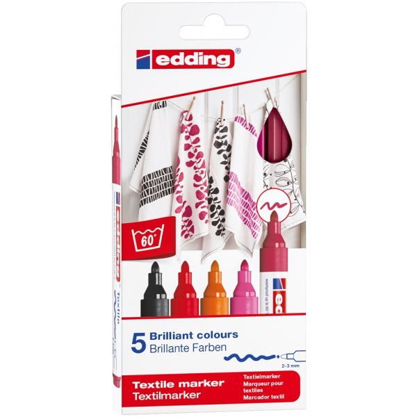 Edding 4500 tekstiili - lmpimt vrit