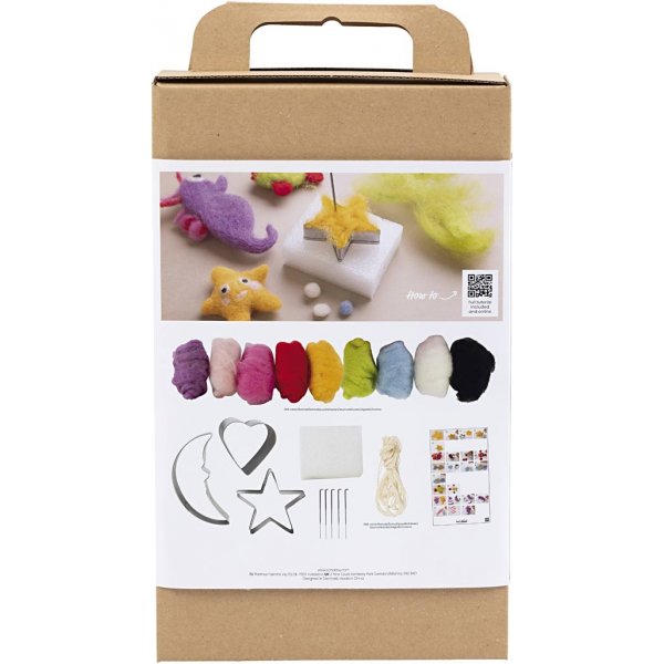 DIY Kit Neulahuovutus - Elimet vedess