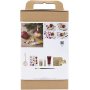 DIY Kit Decoupage - Joulunpunainen - Kuivatut kukat
