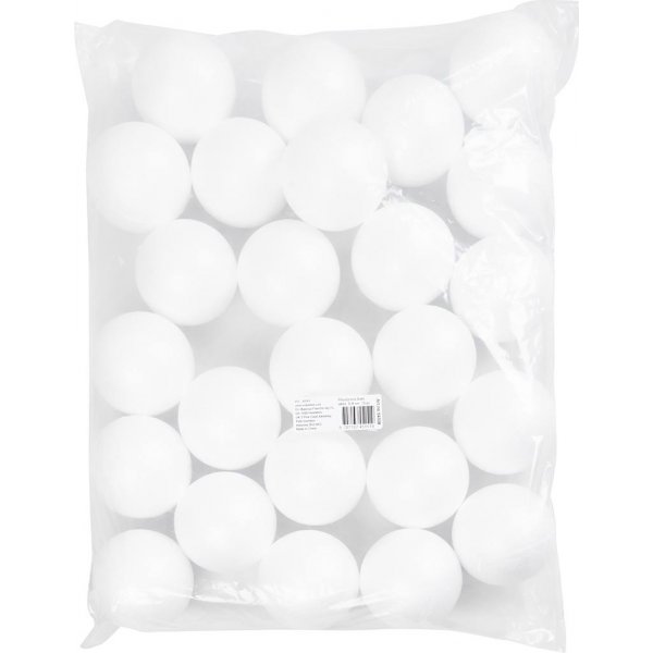 Styroksipallot - valkoinen - 8 cm - 25 kpl