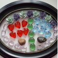 Asiakaskuva Lasipallot 18 - 20 mm - vihre� 100 g / 20 kpl.