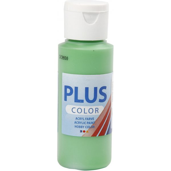 Plus Color Hobby maali - kirkkaan vihre - 60 ml