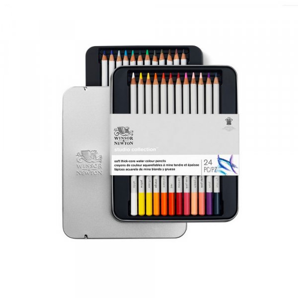Winsor & Newton akvarellikynsarja - 24 kyn