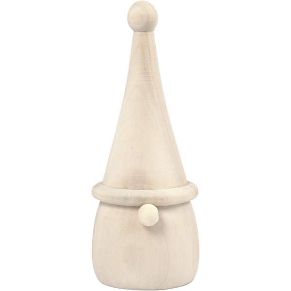 Puinen figuuri - Tonttu - 16cm