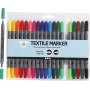 Tekstiilimerkit - vakiovrit - 20 kpl