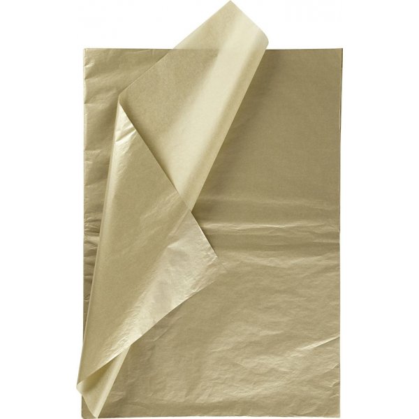 Pehmopaperi - kulta - 50 x 70 cm - 14 g -6 arkkia