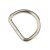 Hitsattu D-rengas 20x14x3 mm - Nikkelipinnoitettu Hitsattu D-rengas 20x14x3 mm - Nikkelipinnoitettu