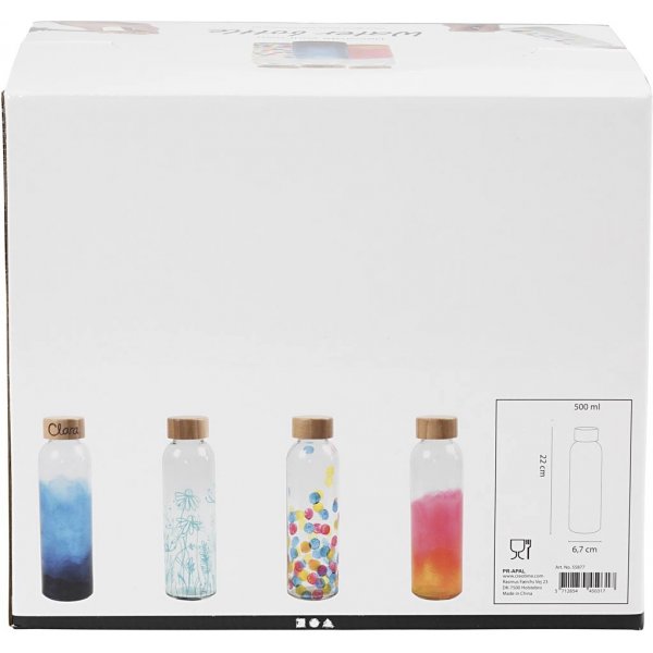 Vesipullo - 500 ml - 12 kpl