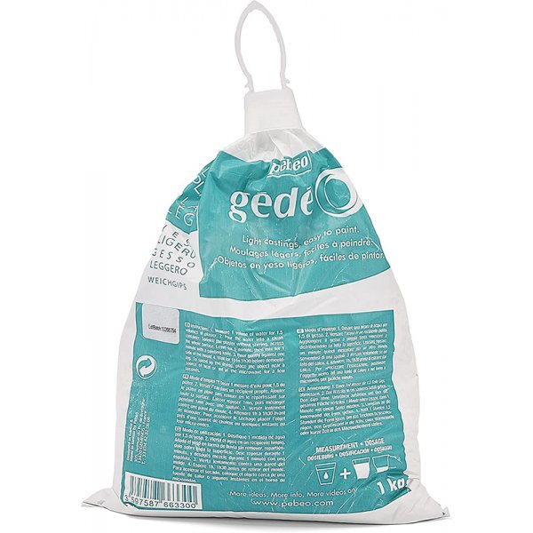 Muotoilu - Pebeo Gdo - Vaalea kipsi 1kg