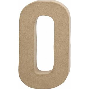 Pahvikirjain - O - 5 cm Pahvikirjain - O - 5 cm