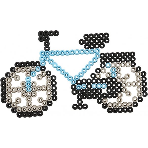 Helmilevyt - auto - lentokone - vene - traktori - bussi ja polkupyörä - 6 kpl Helmilevyt - auto - lentokone - vene - traktori - bussi ja polkupyörä - 6 kpl