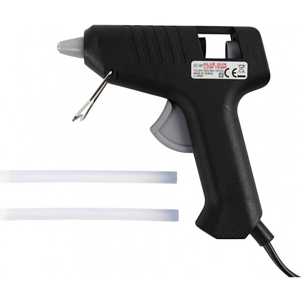 Liimapistoolit liimalla -130 °C - Matala lämpötila - Sarja 6 pistoolia ja 200 liimapuikkoa Liimapistoolit liimalla -130 °C - Matala lämpötila - Sarja 6 pistoolia ja 200 liimapuikkoa