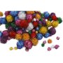 Pomponit - kirkkaat vrit - glitter - 300 g