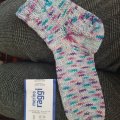 Asiakaskuva Merino Raggi 100g - Lila & tumma minttu