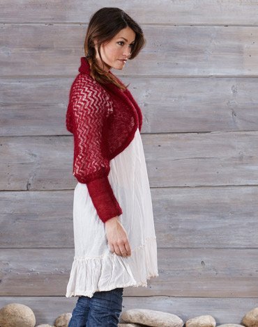 Neulekuvio - Kuvioneulottu bolero