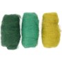Karstattu villa - vihre/turkoosi harmonia - 3 x 10 g