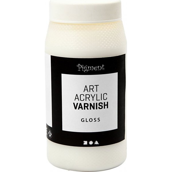 Art Acrylic lakka - Kiiltv lpinkyv - valkoinen - 500 ml