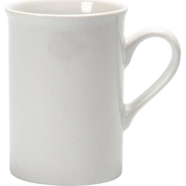 Mukit - valkoinen - K10 cm - 7,4 cm - 2 kpl