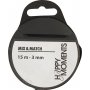 Satiininauha - musta - B3 mm - 15 m