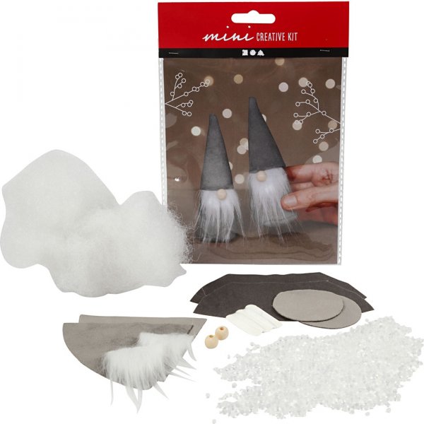 Mini DIY Kit - harmaa - Scandinavian Santa Mini DIY Kit - harmaa - Scandinavian Santa
