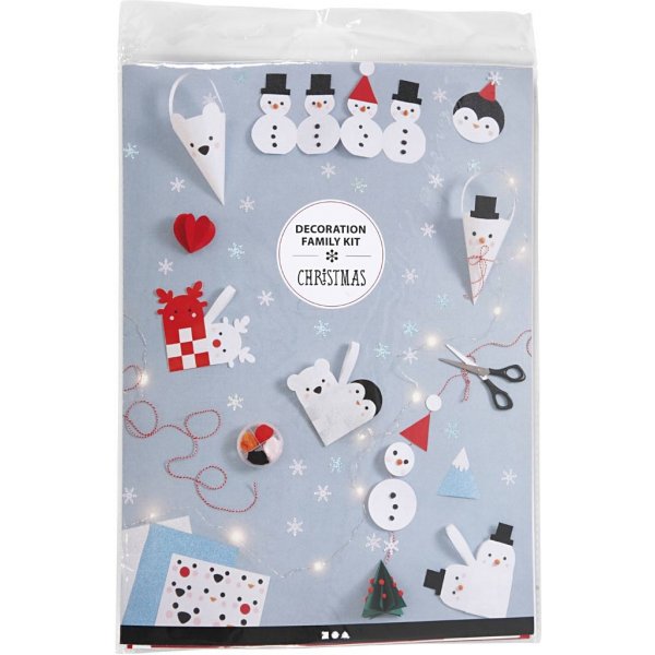 Askartelusetti - Tee omat joulukoristeet