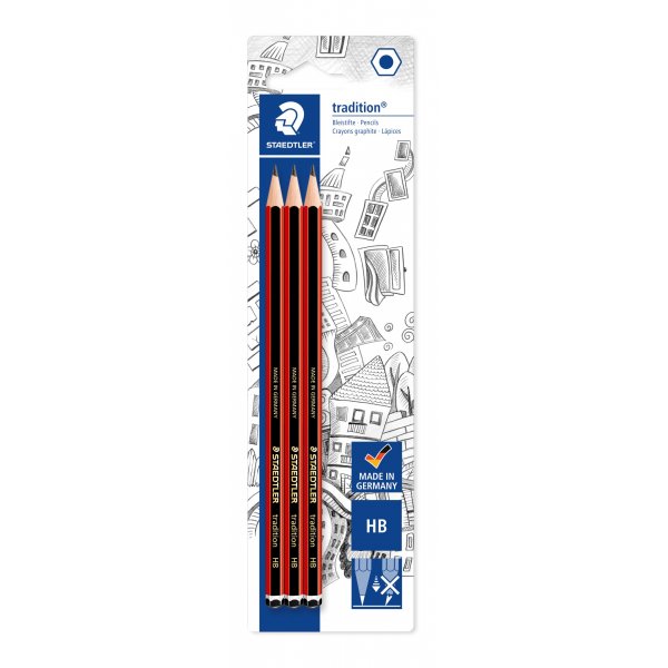 Tradition Pencil HB - 3 kyn
