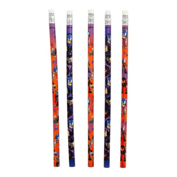 Sonic - Lyijykynät 6 kpl Sonic - Lyijykynät 6 kpl