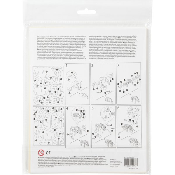 3D-rakennushahmo - mammutti