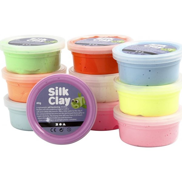 Silk Clay - sekavrit - Basic 2 - 10 x 40 g