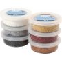 Foam Clay - ruskea harmonia - metallinen - 6 x 14 g