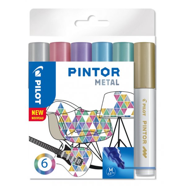 Kuitukynsarja Pilot Pintor (Metal Mix) - Medium