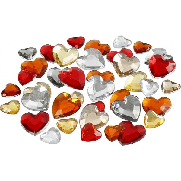 Strassit - punainen harmonia - 6+10+14 mm - 252 kpl